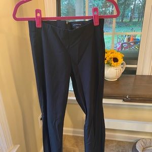 Black stretch work pants